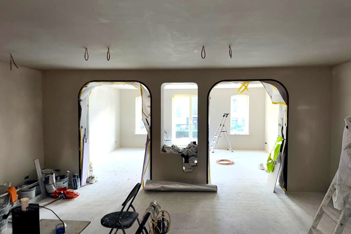 Renovatie tijdens uitvoering